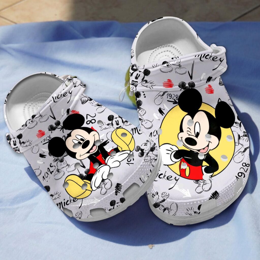 Happy Mickey  Mouse Disney Clogs