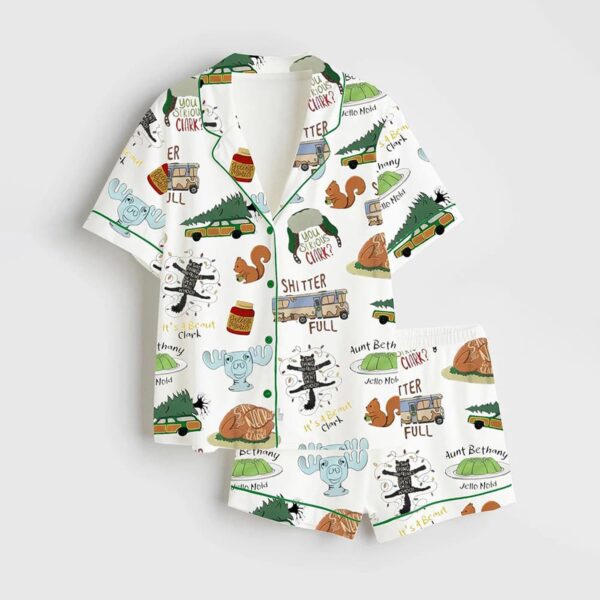It’s A Beaut Clark Christmas Vacation Satin Pajama Set Gift for Women