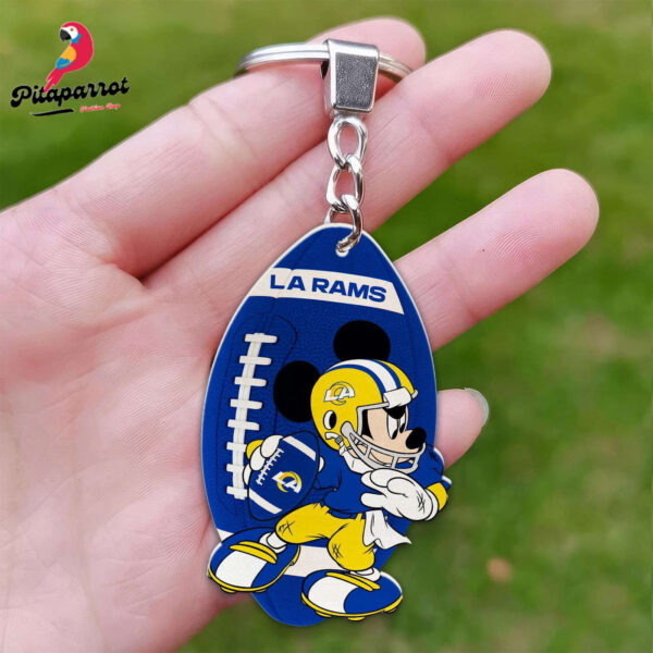 Los Angeles Rams Mickey Keychain – Gift for Fans