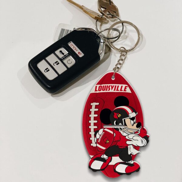 Louisville Cardinals Mickey Keychain – Gift for Fans