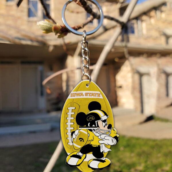 lowa State Cyclones Mickey Keychain – Gift for Fans