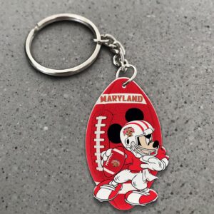 Maryland Terrapins Mickey Keychain – Gift for Fans