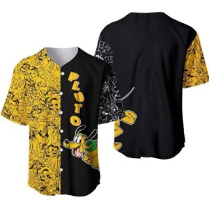 Mickey Mice Pluto Disney Baseball Jersey Gift for lover