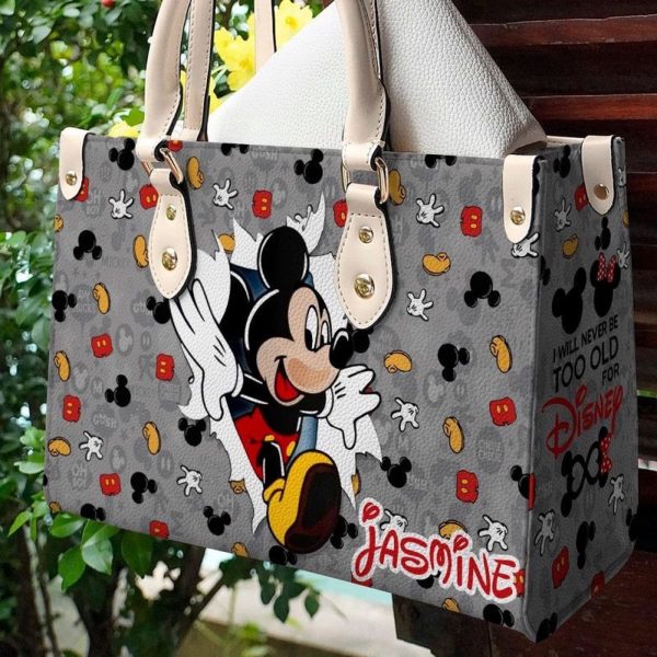 Mickey Mouse Womens Leather Handbag For WomenGift for Women Days