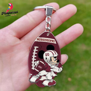 Mississippi State Bulldogs Mickey Keychain - Gift for Fans
