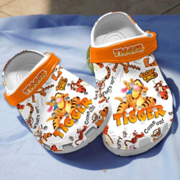 Fun and Comfy New Clogs – Winnie The Pooh Tigger Cartoon Clogs for Kids and Adults