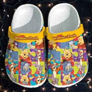 Adorable New Design Clogs: Winnie The Pooh Cartoon Clogs for Style and Comfort