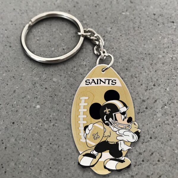 New OrleansSaints Mickey Keychain – Gift for Fans