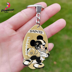 New OrleansSaints Mickey Keychain - Gift for Fans