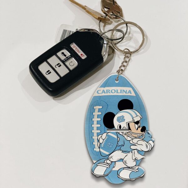 North Carolina Tar Heels Mickey Keychain – Gift for Fans