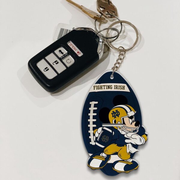 Notre Dame Fighting Irish Mickey Keychain – Gift for Fans