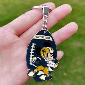 Notre Dame Fighting Irish Mickey Keychain – Gift for Fans