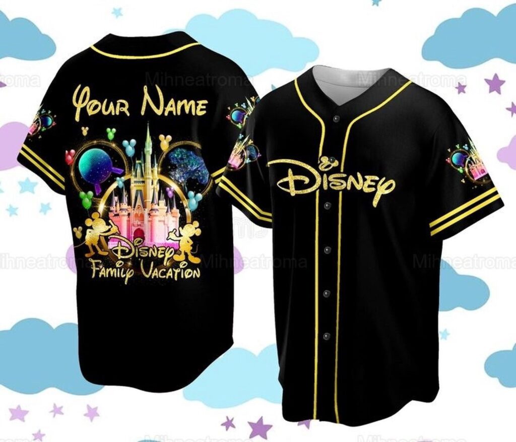 Disney Family Vacation 2023 Baseball Jersey: Personalized & Matching Perfect for Baseball Fans Disney Family Vacation 2023 Baseball Jersey: Personalized & Matching Perfect for Baseball Fans
