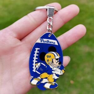Pittsburgh Panthers Mickey Keychain – Gift for Fans