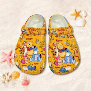 Colorful Winnie The Pooh and Friends Clogs for Kids and Adults - Stylish and Comfortable Footwear for All Ages 3