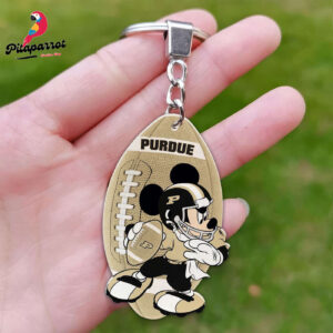 Purdue Boilermakers Mickey Keychain - Gift for Fans