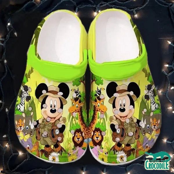 Rainforest Explorer Mickey Mouse Clogs For Men Women