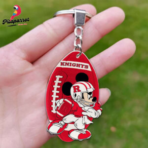 Rutgers Scarlet Knights Mickey Keychain - Gift for Fans
