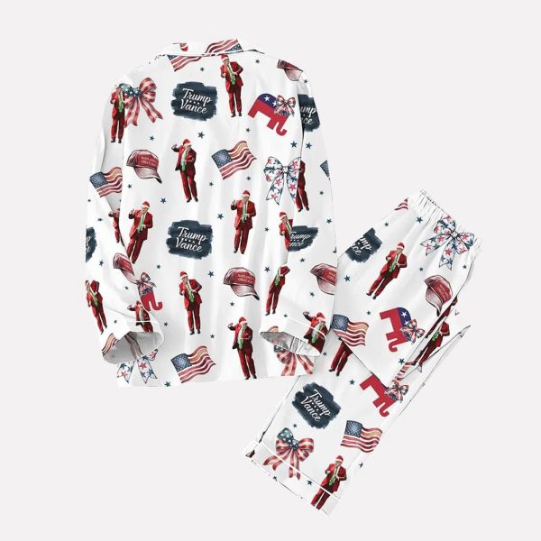 Santa Trump Dance Christmas Pajamas Set