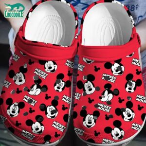 Series Emotions Mickey Mouse Red Clogs For Men Women