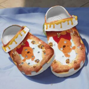 Water-Resistant Winnie the Pooh Cartoon Clogs for Kids & Adults – Soft Durable and Fun Footwear