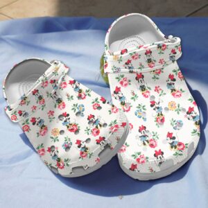 Special And 3d Printed Mickey Mouse Beige Clogs For Men Women