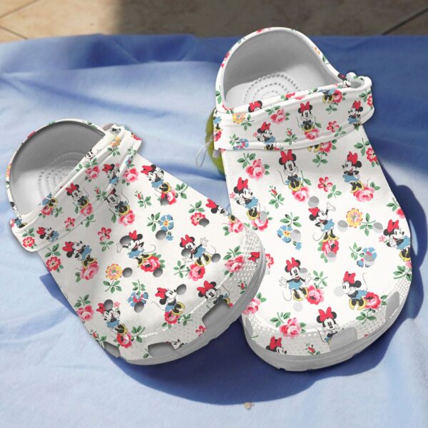 Special And 3d Printed Mickey Mouse Beige Clogs For Men Women