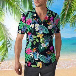 Stitch Hawaiian 3D Shirt Gift for Men Women