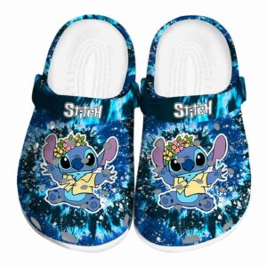 Stitch Radiant Burst Effect Clogs For Kids And Adults