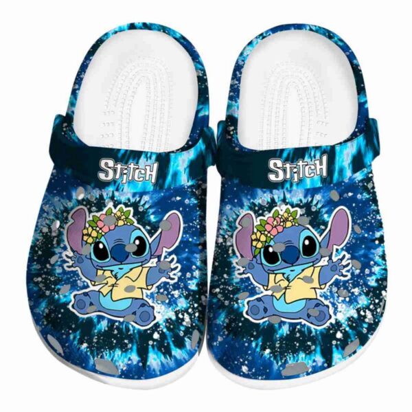 Stitch Radiant Burst Effect Clogs For Kids And Adults