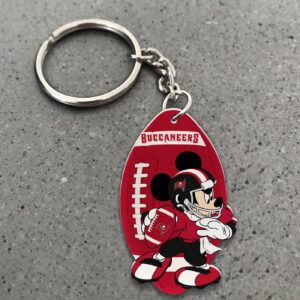 Tampa Bay Buccaneers Mickey Keychain – Gift for Fans