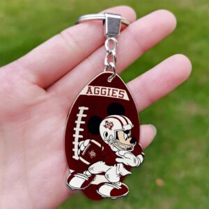 Texas A&M Aggies Mickey Keychain – Gift for Fans