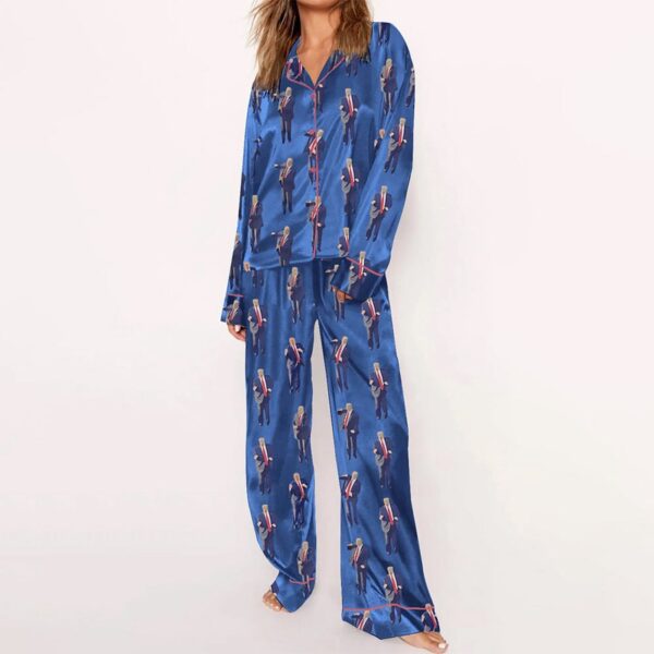 Trump Dance America Long Sleeve Pajama Set Gift for Women