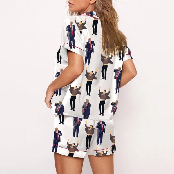 Trump Dancing Musk Jumping Pajama Set Gift for Women