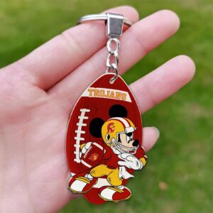USC Trojans Mickey Keychain – Gift for Fans