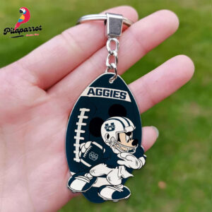 Utah State Aggies Mickey Keychain - Gift for Fans