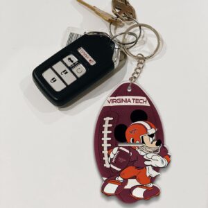 Virginia Tech Hokies Mickey Keychain - Gift for Fans 3