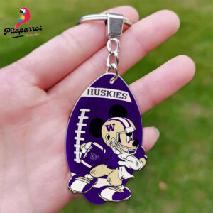 Washington Huskies Mickey Keychain - Gift for Fans