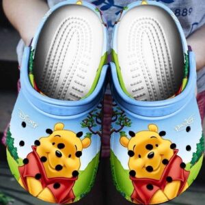 Shop Classic Winnie The Pooh Cartoon Movie Pattern Clogs – Comfortable Shoes for Kids & Adults