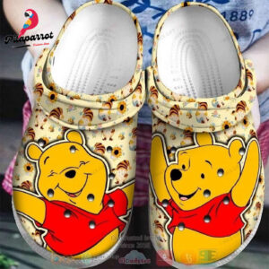 Winnie The Pooh Clogs Shoes Gift: Cute & Comfy Footwear for Kids Perfect Disney-themed Present