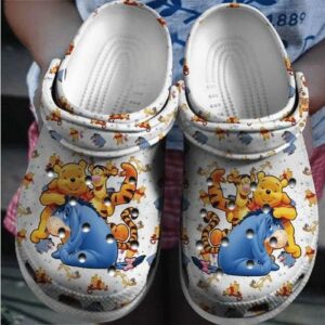 Winnie The Pooh Disney Cartoon Clogs: Comfortable Crocband Water Shoes