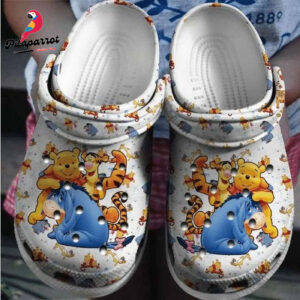 Winnie The Pooh Disney Cartoon Clogs: Comfortable Crocband Water Shoes