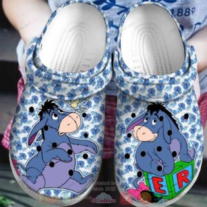 Gift Your Feet with Winnie The Pooh Eeyore Clogs – Playful & Comfy Shoes for Disney Fans!