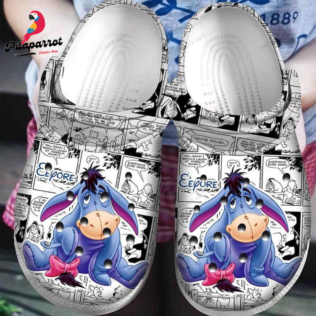 Winnie The Pooh Eeyore Clogs Shoes: Perfect Gift for Disney Fans – Limited Edition Collectible Clogs Winnie The Pooh Eeyore Clogs Shoes: Perfect Gift for Disney Fans – Limited Edition Collectible Clogs