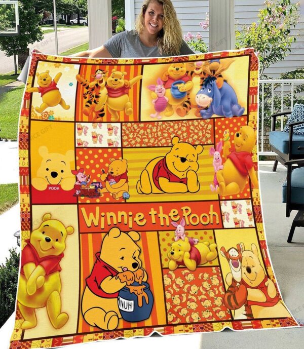 Winnie The Pooh Fleece Blanket -W8O4