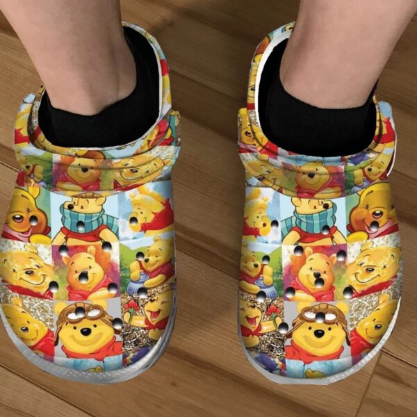 Winnie The Pooh Four Season Clogs: Stylish Footwear for Kids and Adults All-Weather Comfort and Fun Designs!