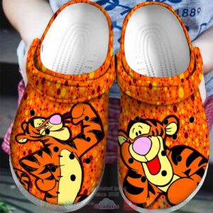 Adorable Winnie The Pooh Tigger Lover Clogs: Perfect Gift for Disney Fans!