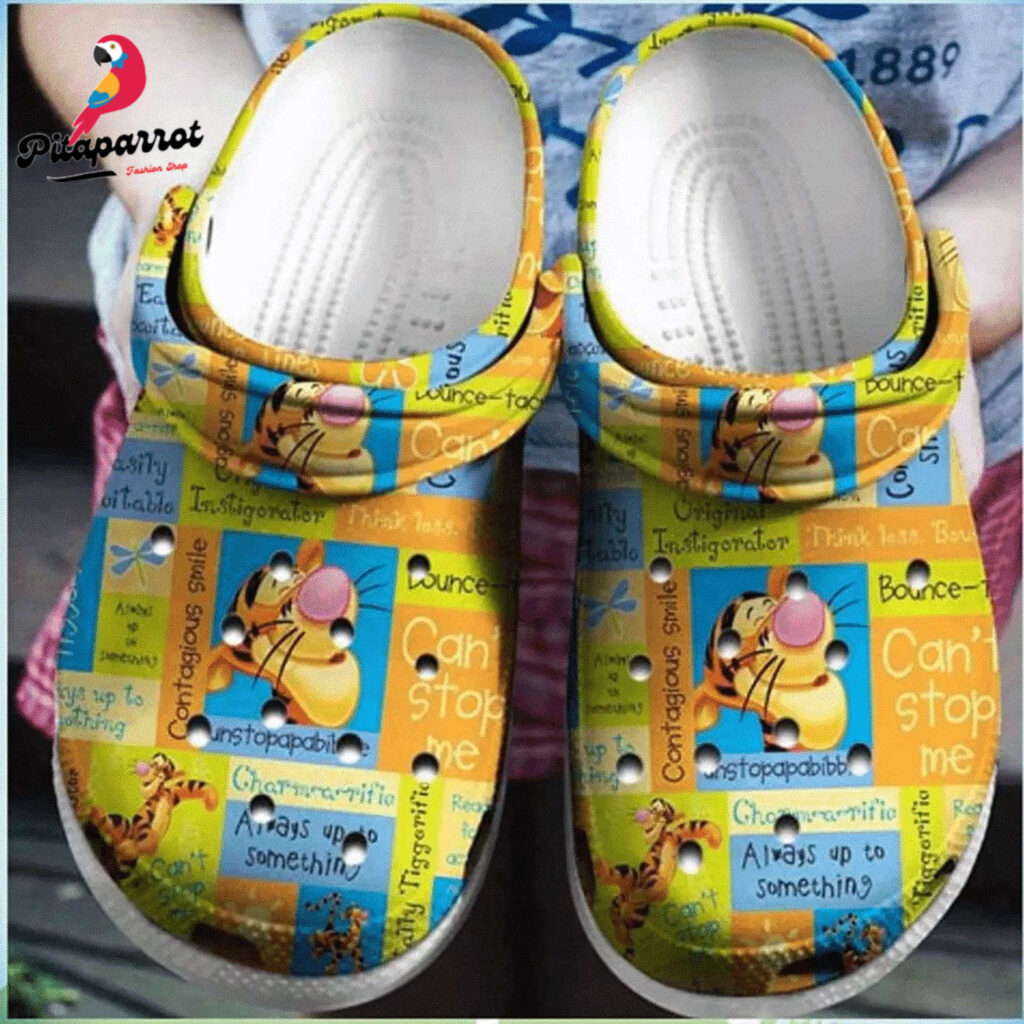 Colorful Winnie The Pooh Tigger Pattern Clogs – Classic Shoes for Kids – Shop Now! Colorful Winnie The Pooh Tigger Pattern Clogs – Classic Shoes for Kids – Shop Now!