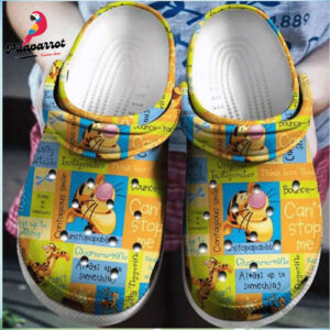 Colorful Winnie The Pooh Tigger Pattern Clogs - Classic Shoes for Kids - Shop Now!