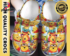 Winnie-The-Pooh Crocs Shoes: Fun and Comfy Crocband Clog for Kids Buy Now!